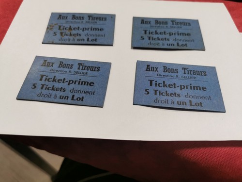 Anciens tickets manège - 4, (