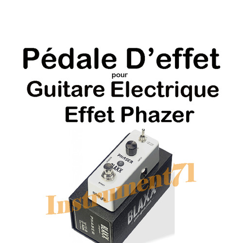 Mini pedale effet phaser - pedale, d'effet