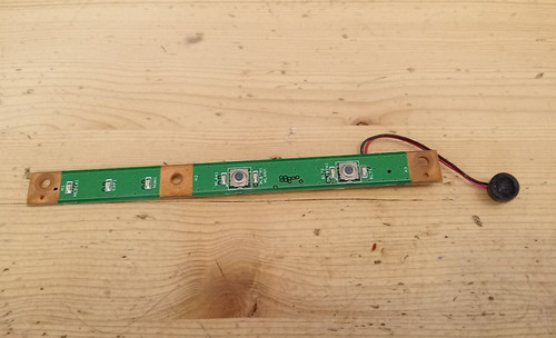 Carte bouton power led - bouton, /