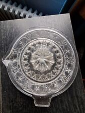 Ancien presse agrumes citrons oranges  en verre vintage