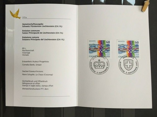 Carton timbres suisse - carton,