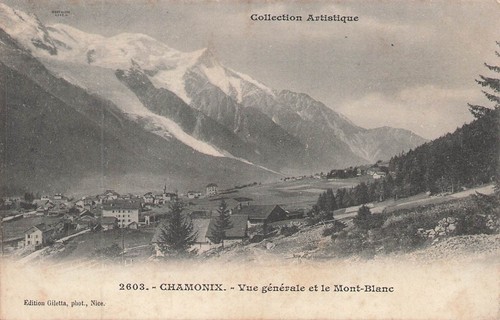 Chamonix vue générale - générale, et