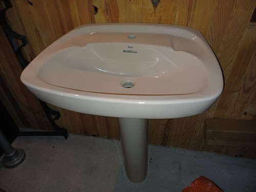 Lavabo céramique avec colonne - lavabo,