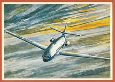 1987-Carte  Postale-Sud Aviation-Caravelle S.E.210-Air France en Vol