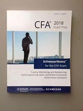 CFA 2018 Exam Prep. Level III, Book 5: Trading, Monitoring, and Rebalancing; Per