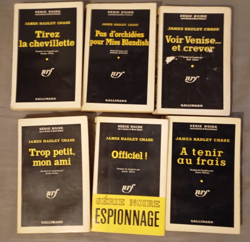 Lot série noire james - lot, 6