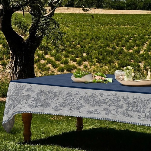 Nappe rectangle toile jouy - nappe, de