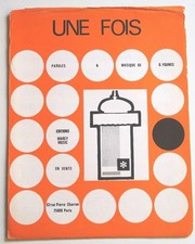 Partition vintage sheet music DANIEL YOUNES : Une Fois * 70's