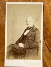 Photo Carte de Visite CDV Portrait homme 1860 Vaury et Cie 11 rue Chauchat Paris