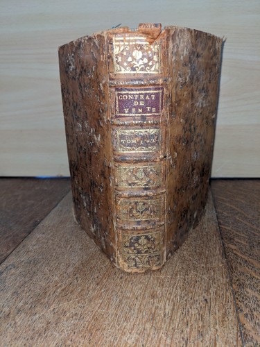 Livre ancien pothier traité - livre, -traité