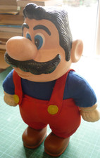 - Grande Figurine nintendo SUPER MARIO 25 cm - 1989 - Corps Tissu sans casquette