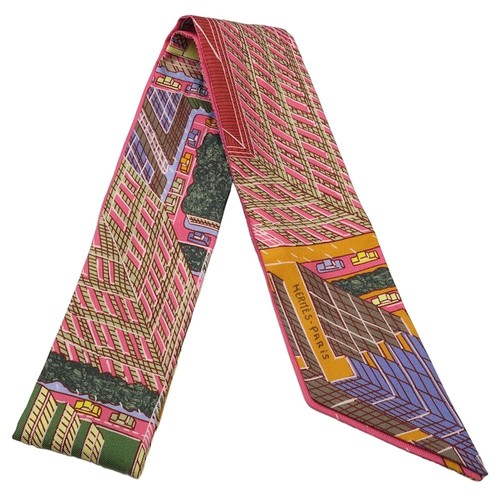 écharpe hermes twilly pantin - hermes,