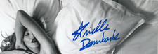 AUTOGRAPHE ARIELLE DOMBASLE SIGNED 6x8