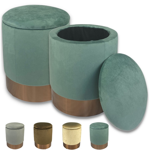Pouf récipient tabouret - tabouret, gain
