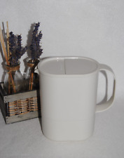 ?TUPPERWARE Pichet Broc Cruche Bec Verseur Beige Ancien 1 Litre Vintage TTBE