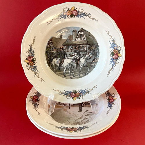 Assiettes creuse obernai - assiettes,