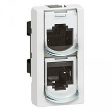 Legrand 76539 - Prise Doubleur Internet RJ45 Legrand Mosaic FTP s/ 1 seul module