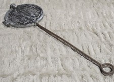 Ancien gaufrier rond fonte - rond, en