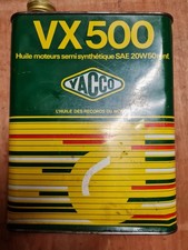 ANCIEN BIDON D'HUILE  YACCO  VX 500
