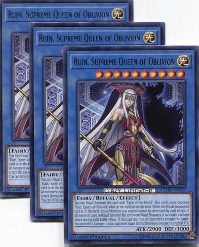 Ruin supreme - 3, yu-gi-oh