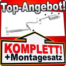 Pot d'échappement pour NISSAN PRIMERA (P10) 2.0 2.0GT 1993-1996 échappement