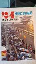 Affiche originale 24 Heures du Mans 1969