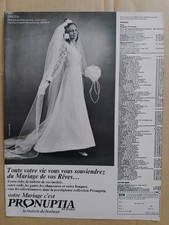 PRONUPTIA - PUBLICITÉ 1972 -
