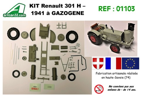 Kit tracteur renault 301h - kit,