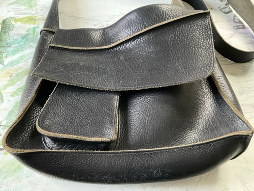 Cydwok black leather flap - cydwok,