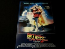 RETOUR VERS LE FUTUR  Back to the Future 2 ! affiche cinema cars delorean µ