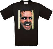 T-Shirt Shining Jack Nicholson Redrum Overlook Kubrick Kult Toutes Tailles NEUF