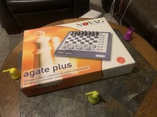 ♟️♟️♟️ JEU D’ÉCHEC NOVAG CHESS COMPUTER AGATE PLUS 1012 COMPLET TESTÉ