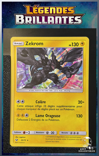 Carte pokémon zekrom 73 - pokémon,