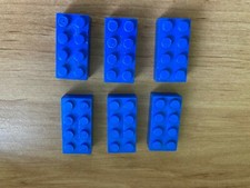 MEGA BLOKS BRIQUE 2X4  COULEUR BLEU MARINE/ LOTX6/ JEUX MATTEL 