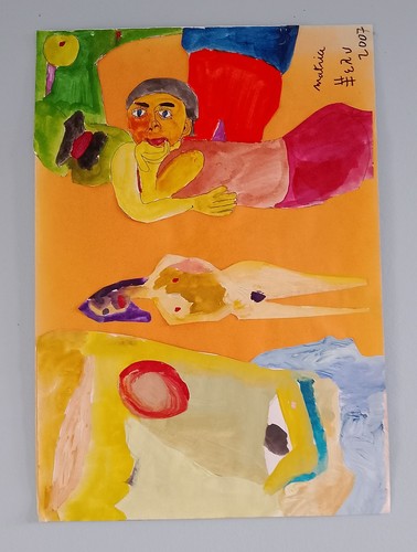 Matrice aquarelle et gouache - "matrice",