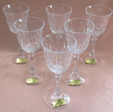 Série de 6 verres à vin en