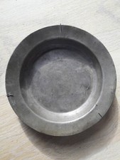 assiette creuse etain XVIII Est de la France