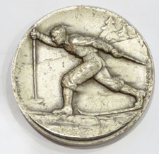 Médaille Fédération Française de Ski  FFS 42eme Championnat 1955 Loriot Augis