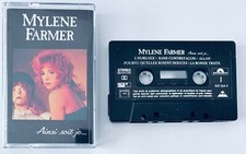 cassette audio tape k7 " Mylene Farmer : Ainsi soit je ... " Laurent Boutonnat