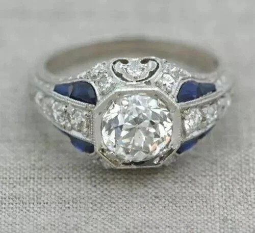 Bague fiançailles vintage - de,