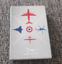 Armée de l'Air Jeu de 54 cartes , étui d'origine ,Cartes Neuves Aviation