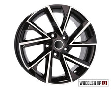 Skoda Vega R17 5x112 jantes alliage 4x 17 pouces 7j ET46 jantes noires VW...
