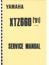 MANUEL ATELIER REVUE RÉPARATION PDF YAMAHA XTZ 660 1991 3YF MANUEL ATELIER-ENG 