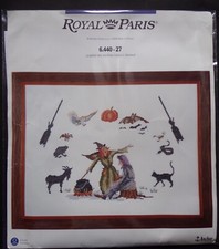 § ancien kit broderie point compté ROYAL PARIS  la potion des sorcières