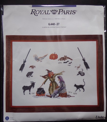 Ancien kit broderie point - kit,