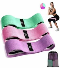 Bande de Résistance, Elastique Fitness  Set de 3 avec Sac Neuf