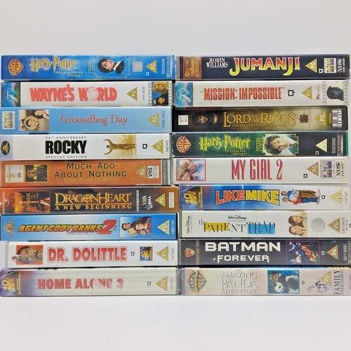 Job lot vhs cassettes - vhs,
