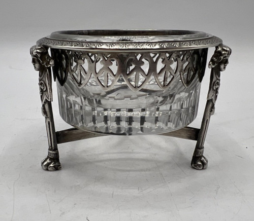 Rare saleron tripode argent - rare,