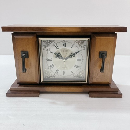 Ancienne pendule manteau bois