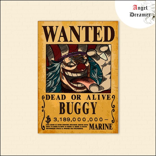 Poster one piece wanted - poster,